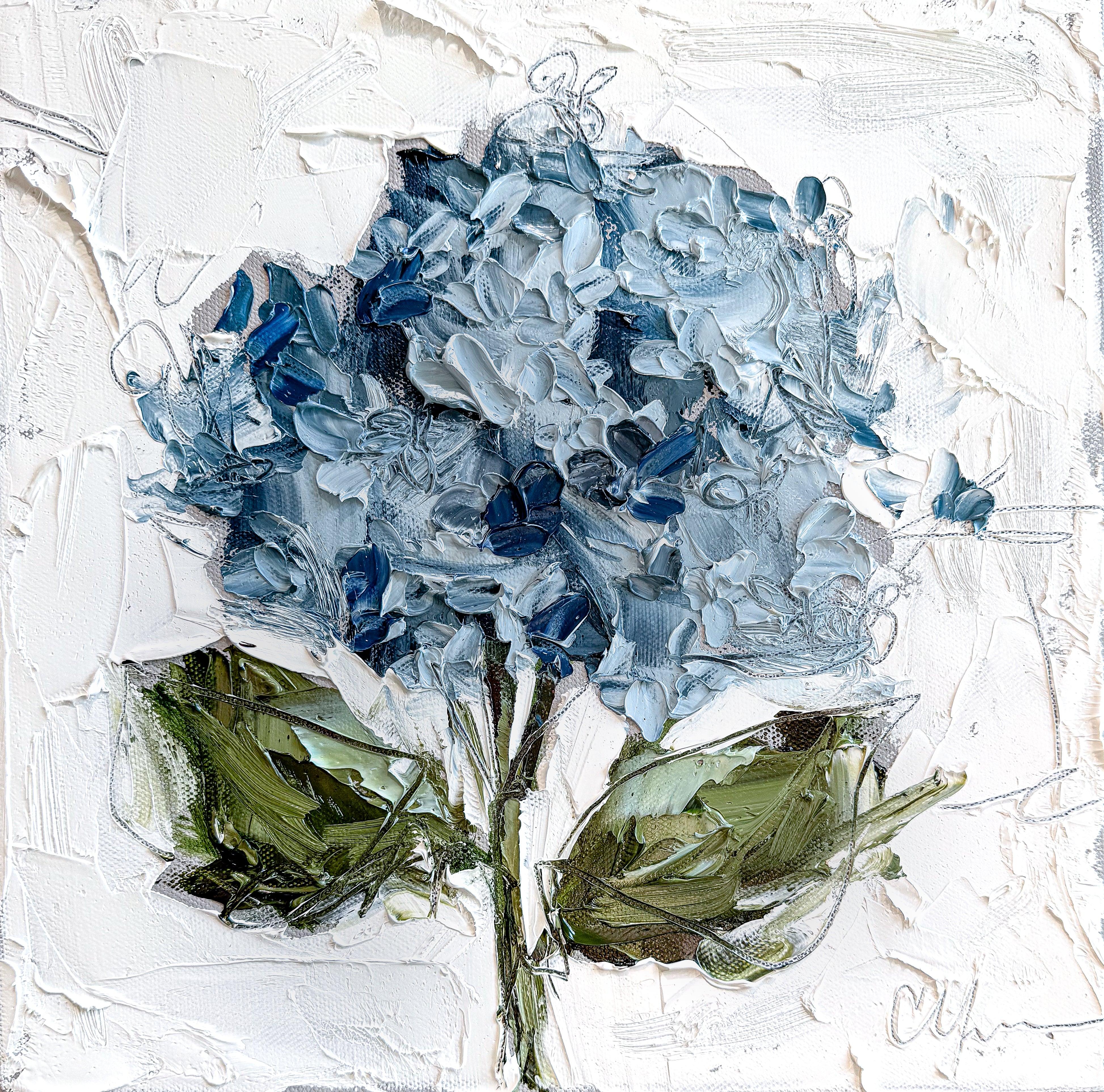 油絵 絵画 【Hydrangea】 Blue Hydrangea XIX | 12