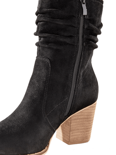Sueded Slouch Booties | Charlie Paige | Fruit of the Vine Boutique 