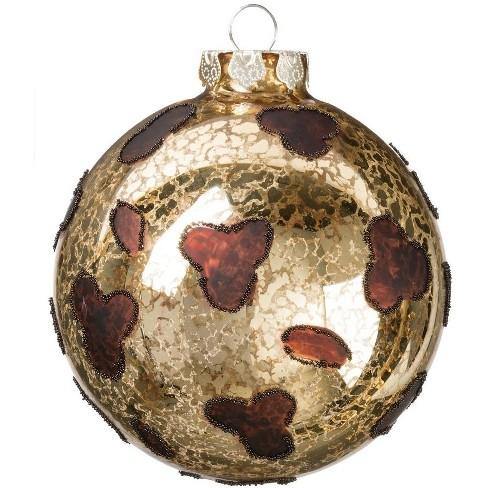 Leopard Ball Ornament | Fruit of the Vine Boutique 