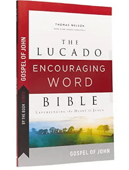 The Lucado Encouraging Word Bible, Experiencing the Heart of Jesus, Gospel of John (NKJV) | Fruit of the Vine Boutique 