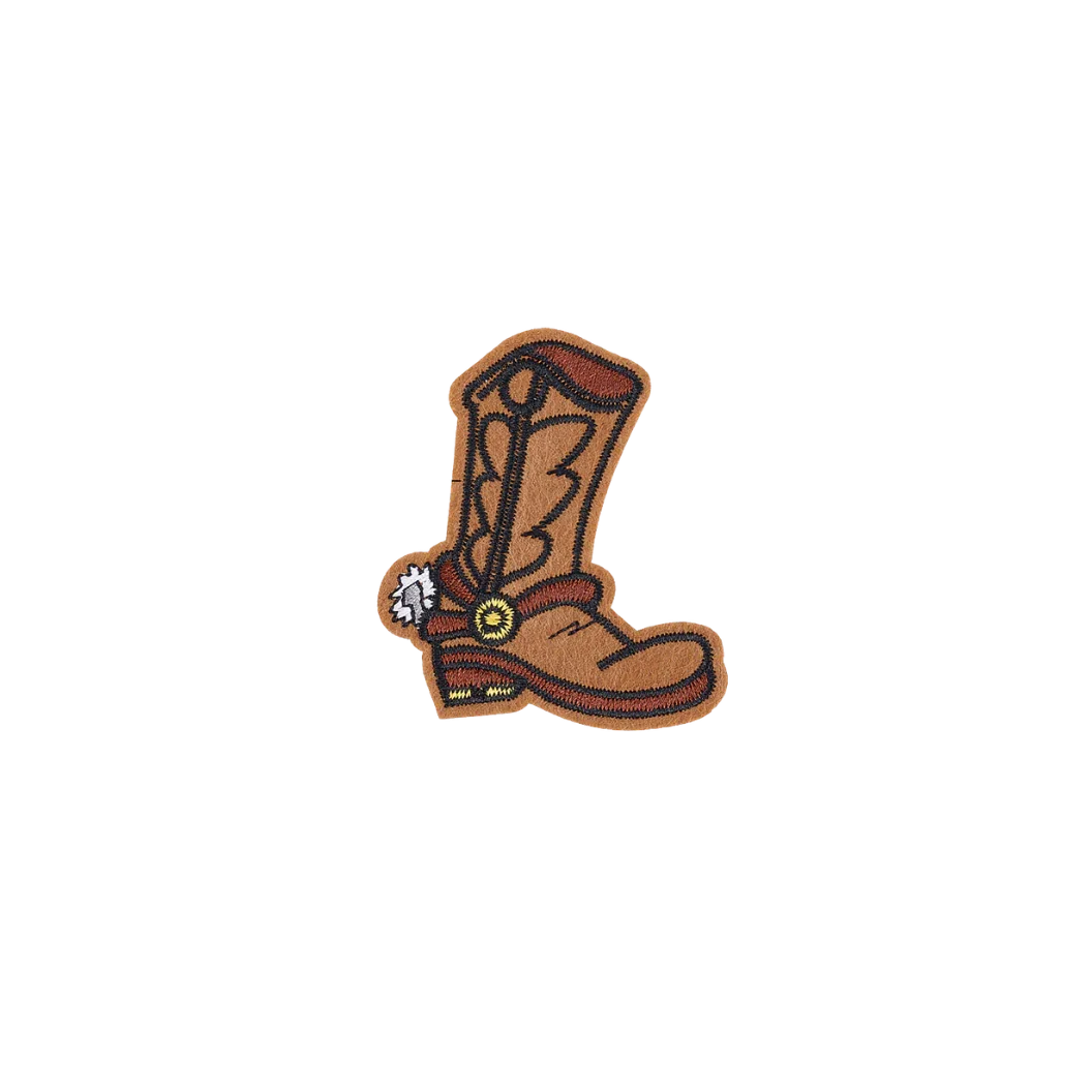 Transparent Kickin Country Western Boot Patch
