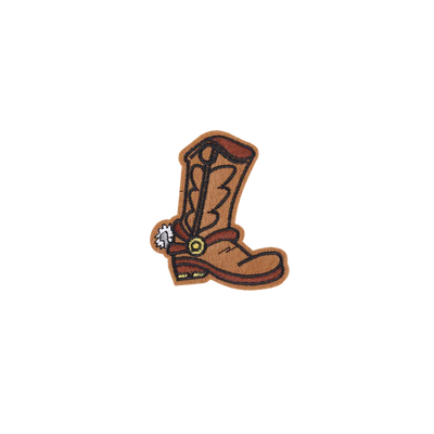 Transparent Kickin Country Western Boot Patch