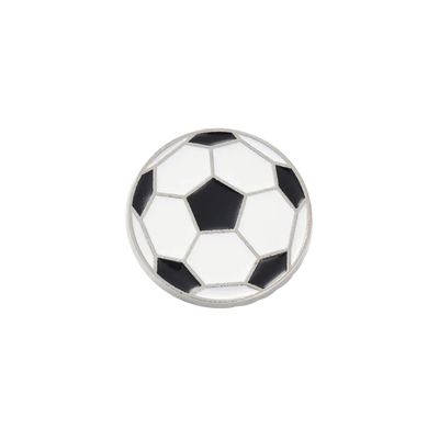 Silver Goal Getter Soccer Pin transparent