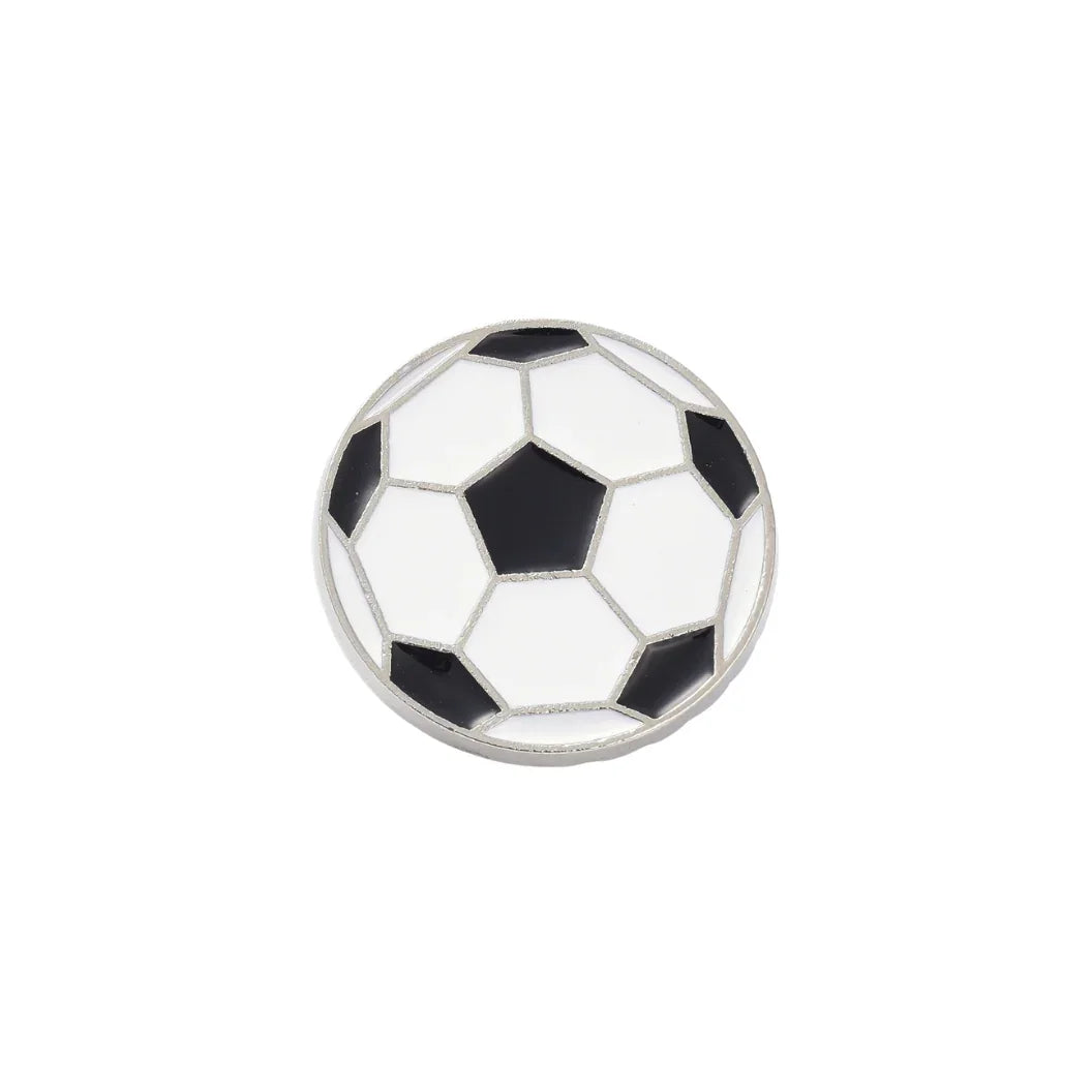 Silver Goal Getter Soccer Pin