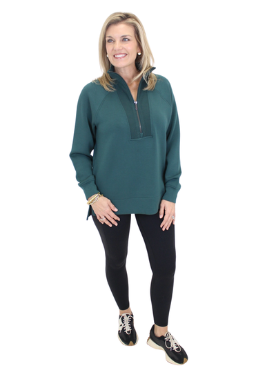 Spanx AE Half-Zip Tunic - Meridian