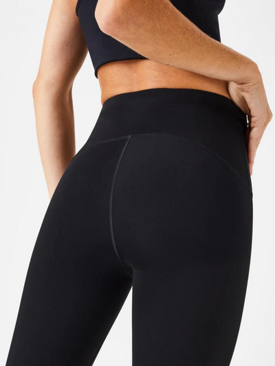 Spanx Booty Boost Leggings up close back view.