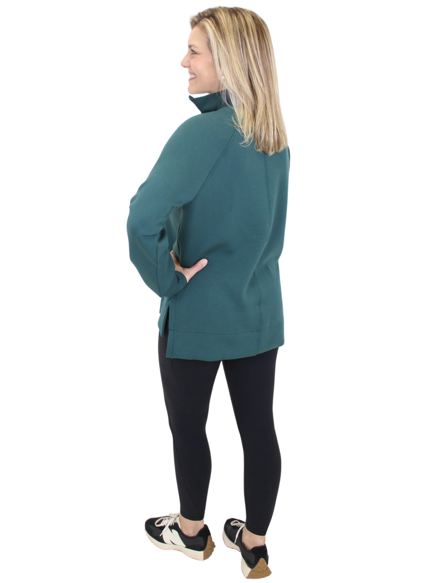 Spanx AE Half-Zip Tunic - Meridian