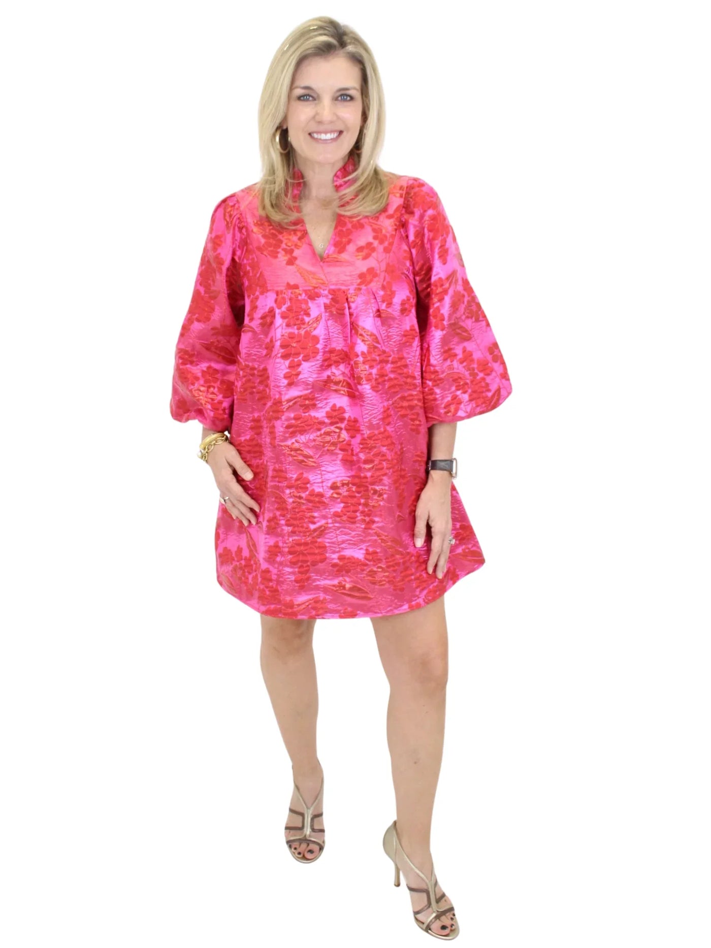 JODIFL Bloom Mini Dress - Pink