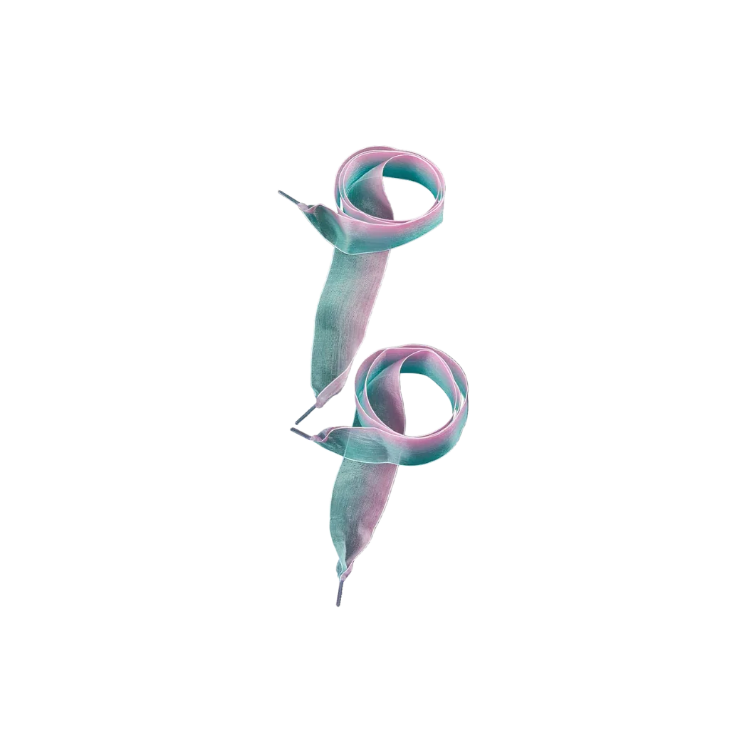 Taffy Shimmer Chiffon Shoelaces