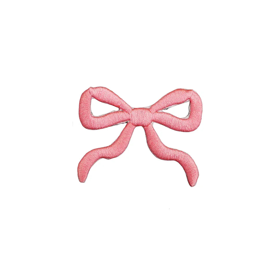 Pink Ribbon Bow - Patch