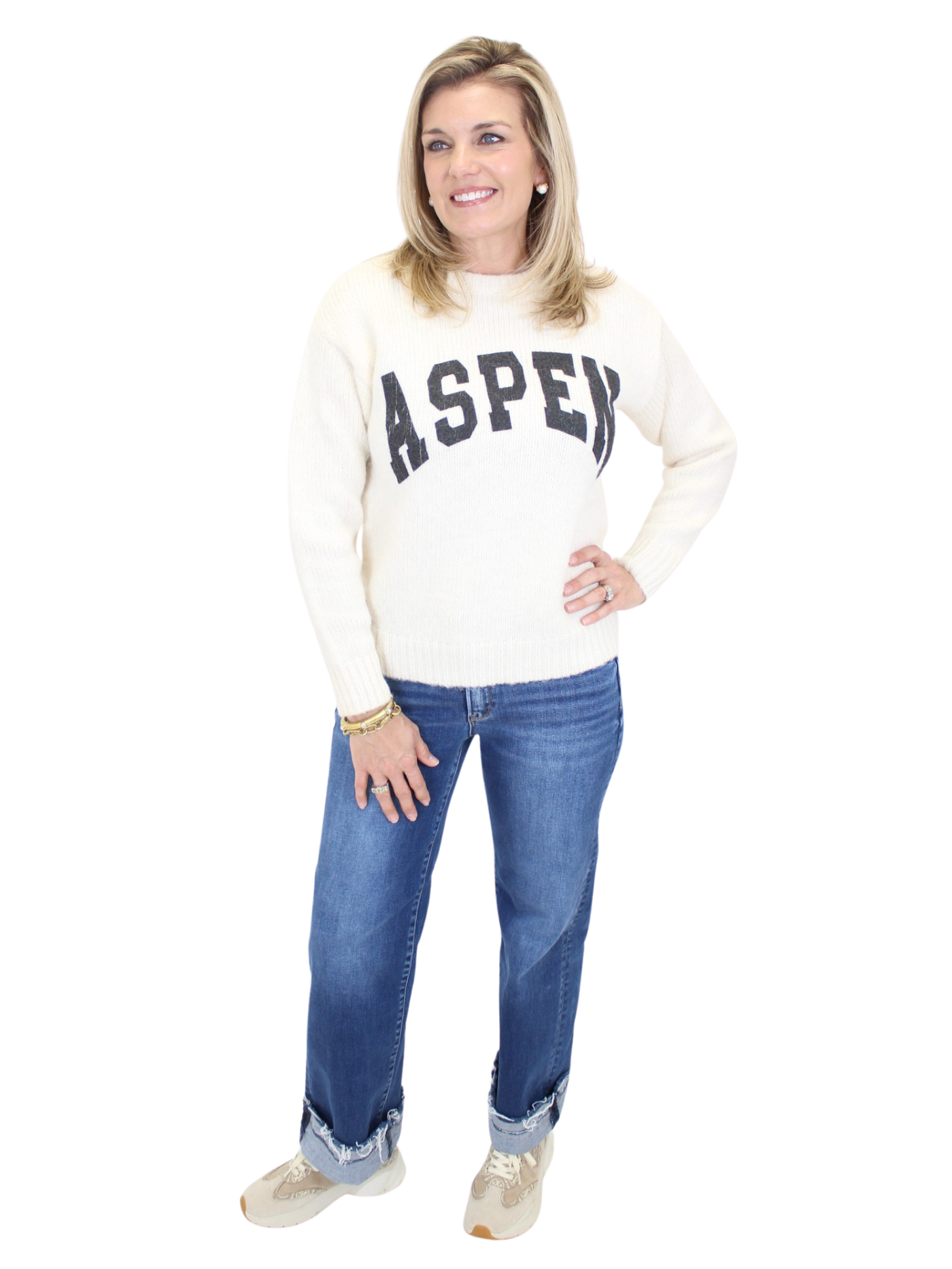 Aspen Knitted Sweater - Off White