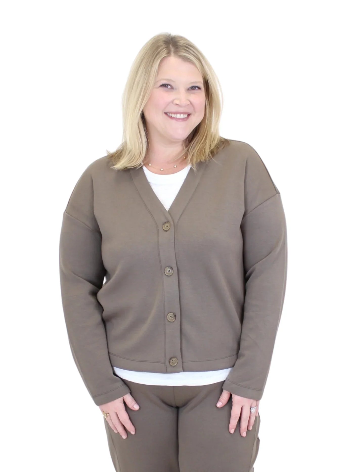 Spanx Air Essentials Cardigan - Mineral