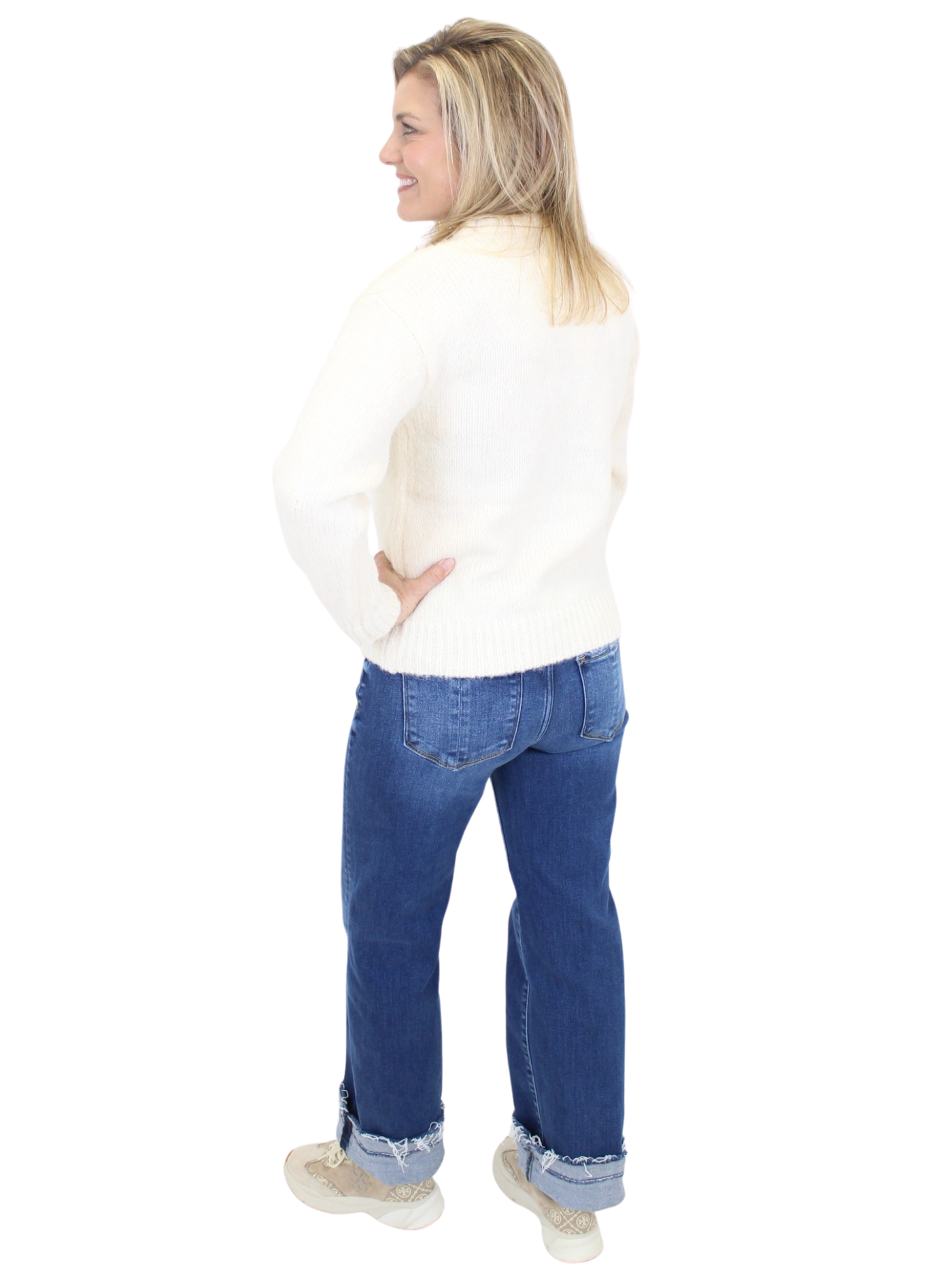 Aspen Knitted Sweater - Off White