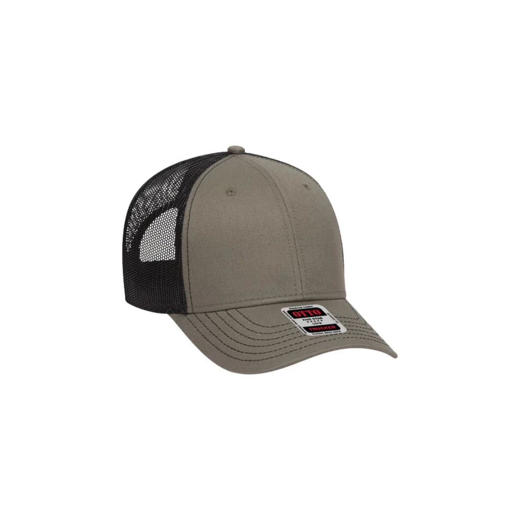 CB Hat Bar - Olive Green & Black Trucker Hat