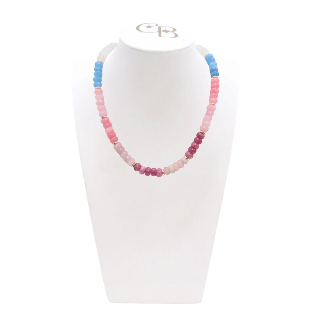 Cotton Candy Coast Beaded Necklace