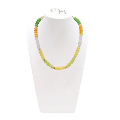 Lemon Drop Daze Beaded Necklace