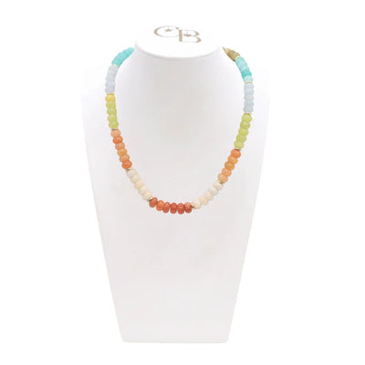 Tropical Tide Beaded Necklace