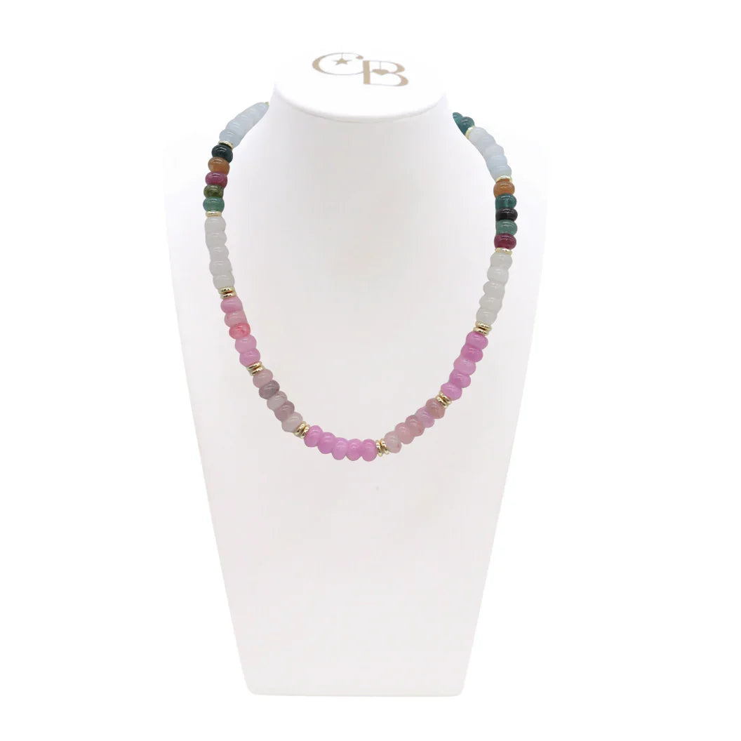 Sea Glass Beaded Necklace