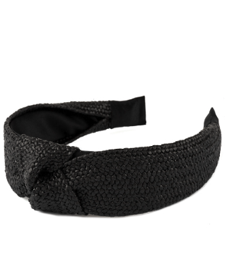 Black Topknot Headband