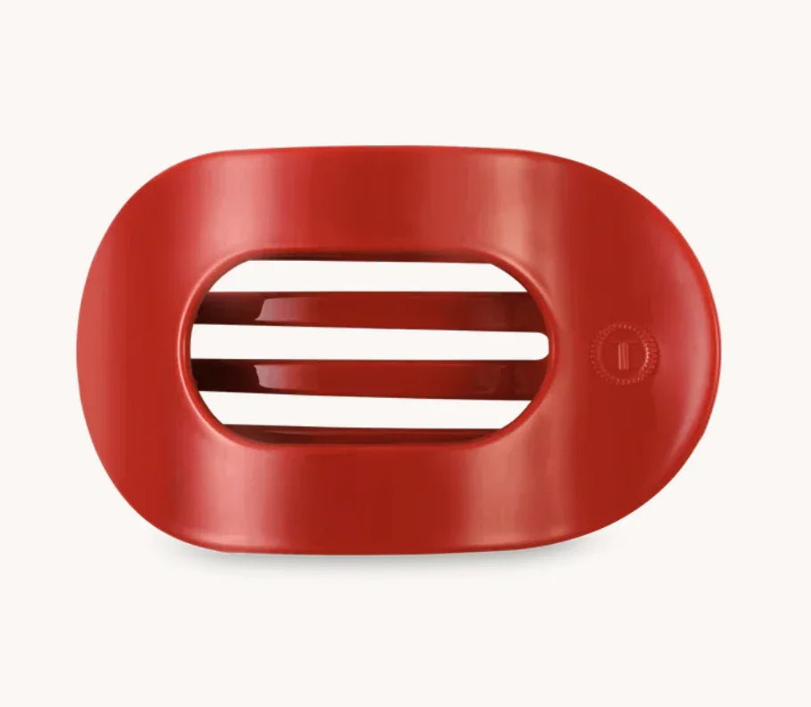 Teleties Flat Round Medium Hair Clip - Red Carpet Ready