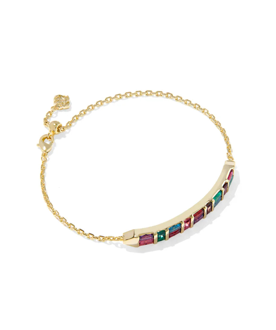Kendra Scott Jamie Gold Delicate Chain Bracelet Multi Mix