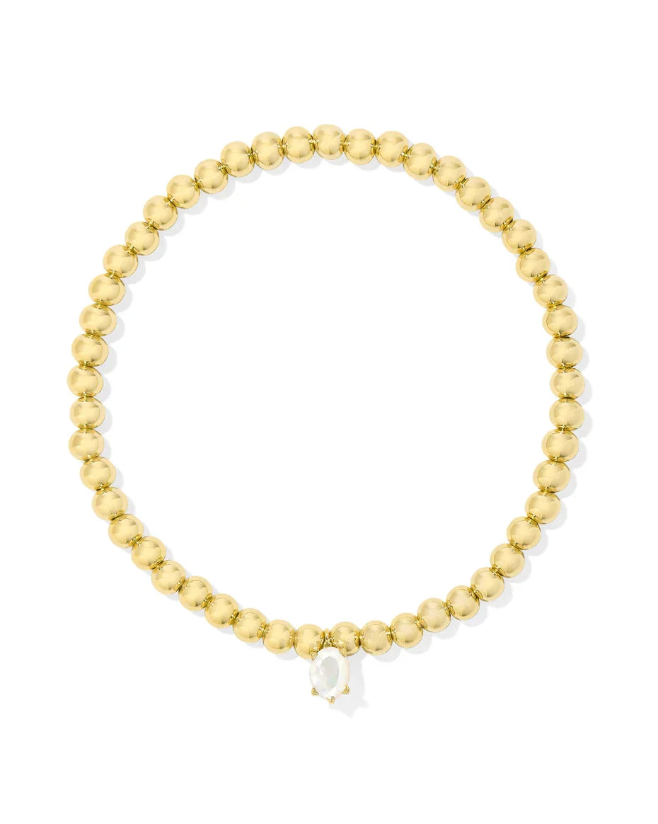 Kendra Scott Cailin Stretch Bracelet Ivory Mother of Pearl