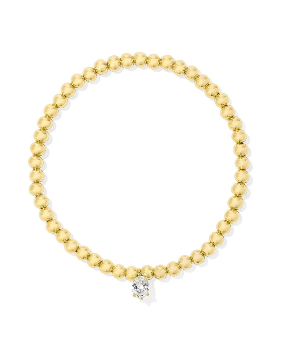 Kendra Scott Cailin Stretch Bracelet White Crystal