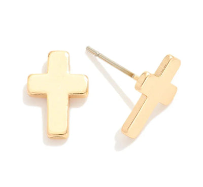 Cross Stud Earrings