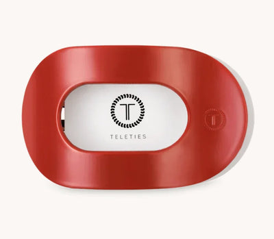 Teleties Flat Round Medium Hair Clip - Red Carpet Ready