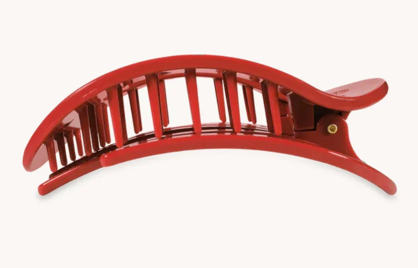 Teleties Flat Round Medium Hair Clip - Red Carpet Ready