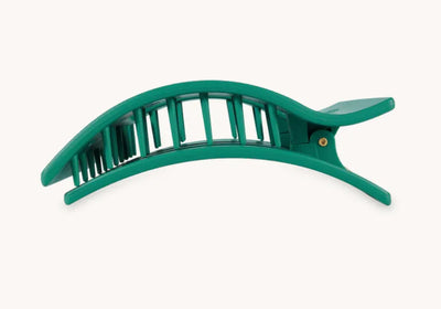 Teleties Medium Flat Rectangle Hair Clip - Fir Real