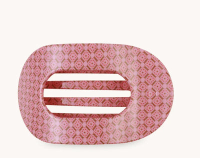 Teleties Flat Round Medium Hair Clip - Laura Park Berry Cozy
