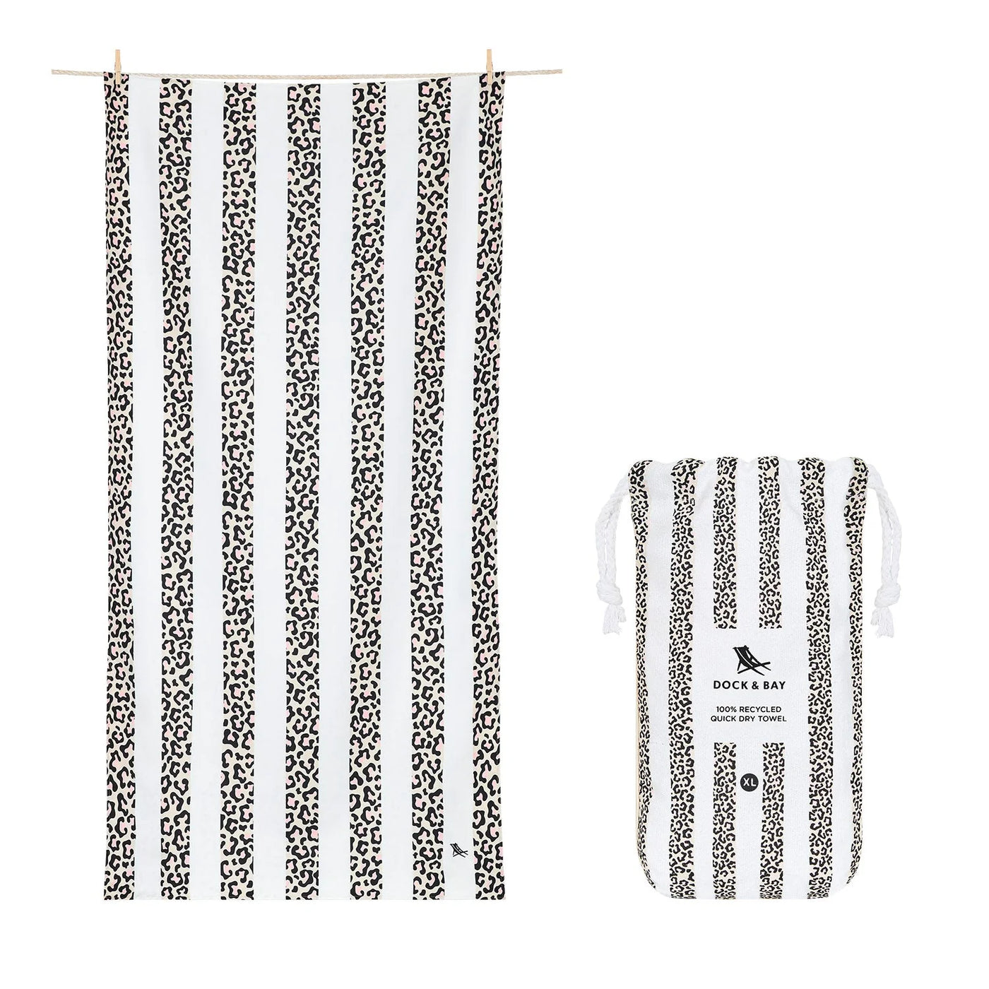 Dock & Bay Quick Dry Towels - Dashing Leopard