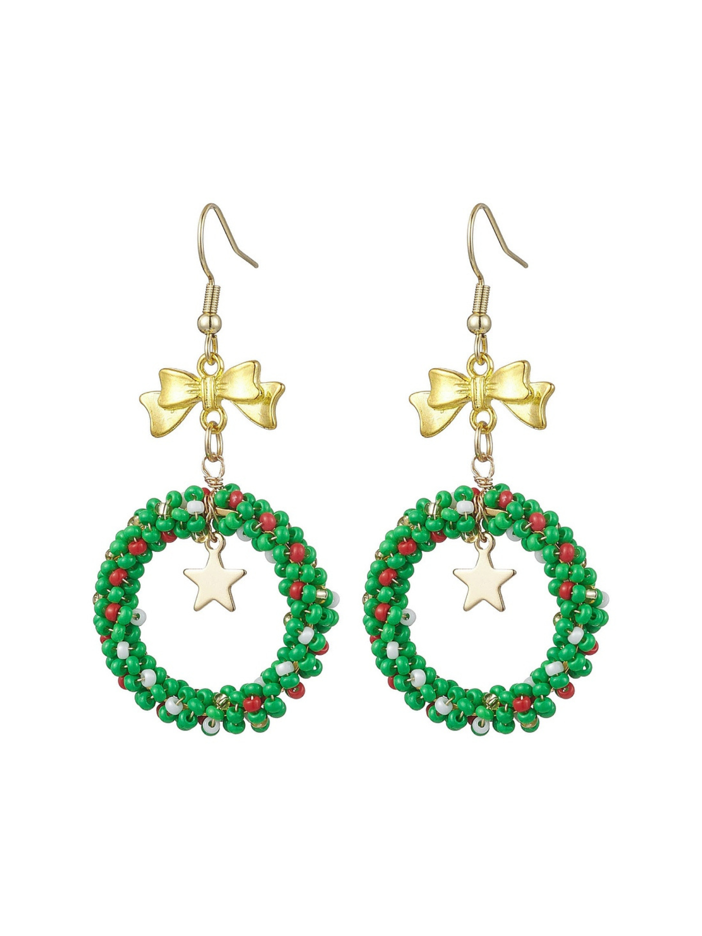 Christmas Wreath Earrings