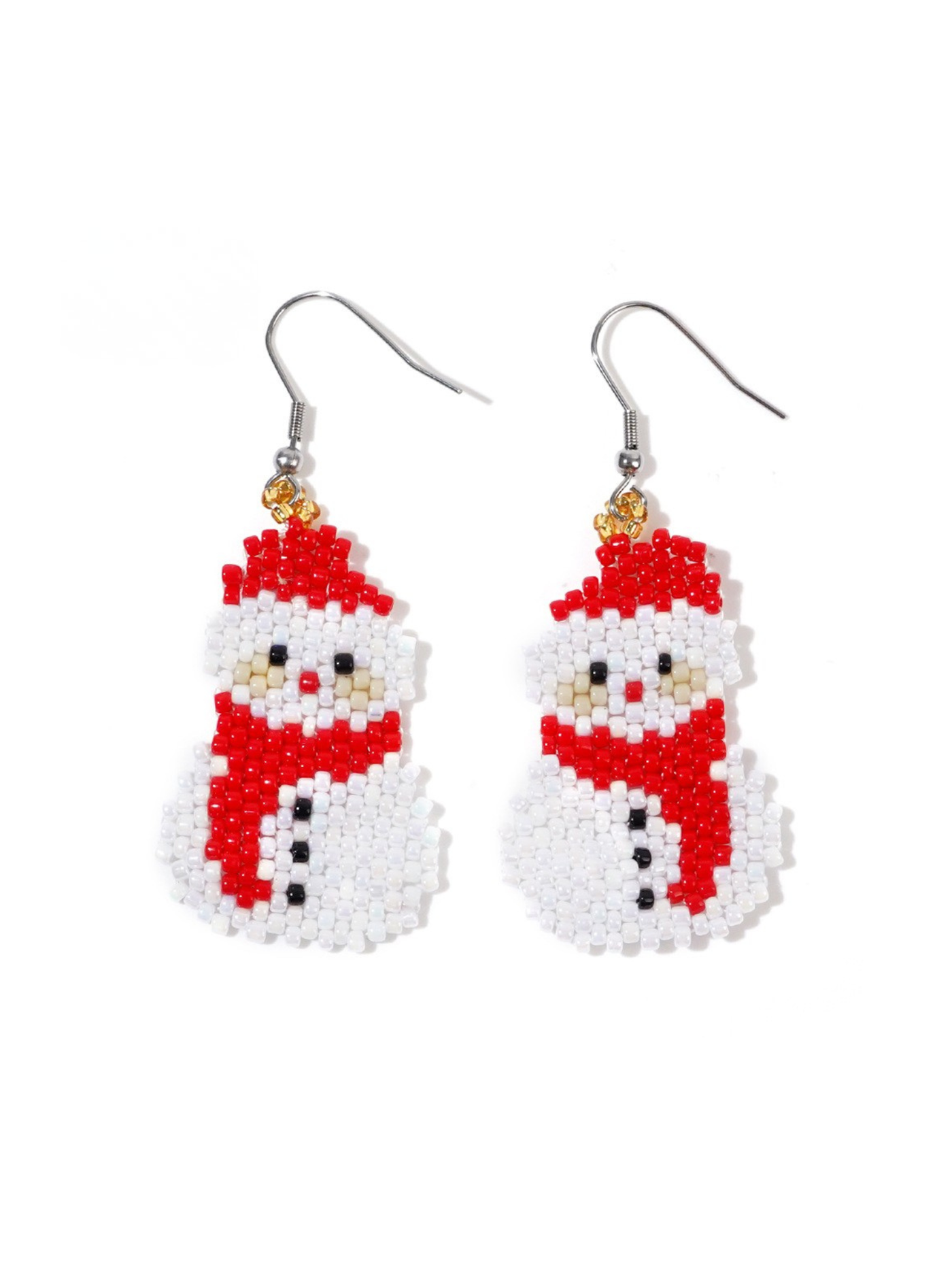 Snowman earrings