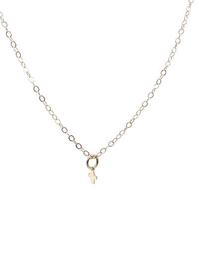 Simple Luxe Gold Cross Necklace