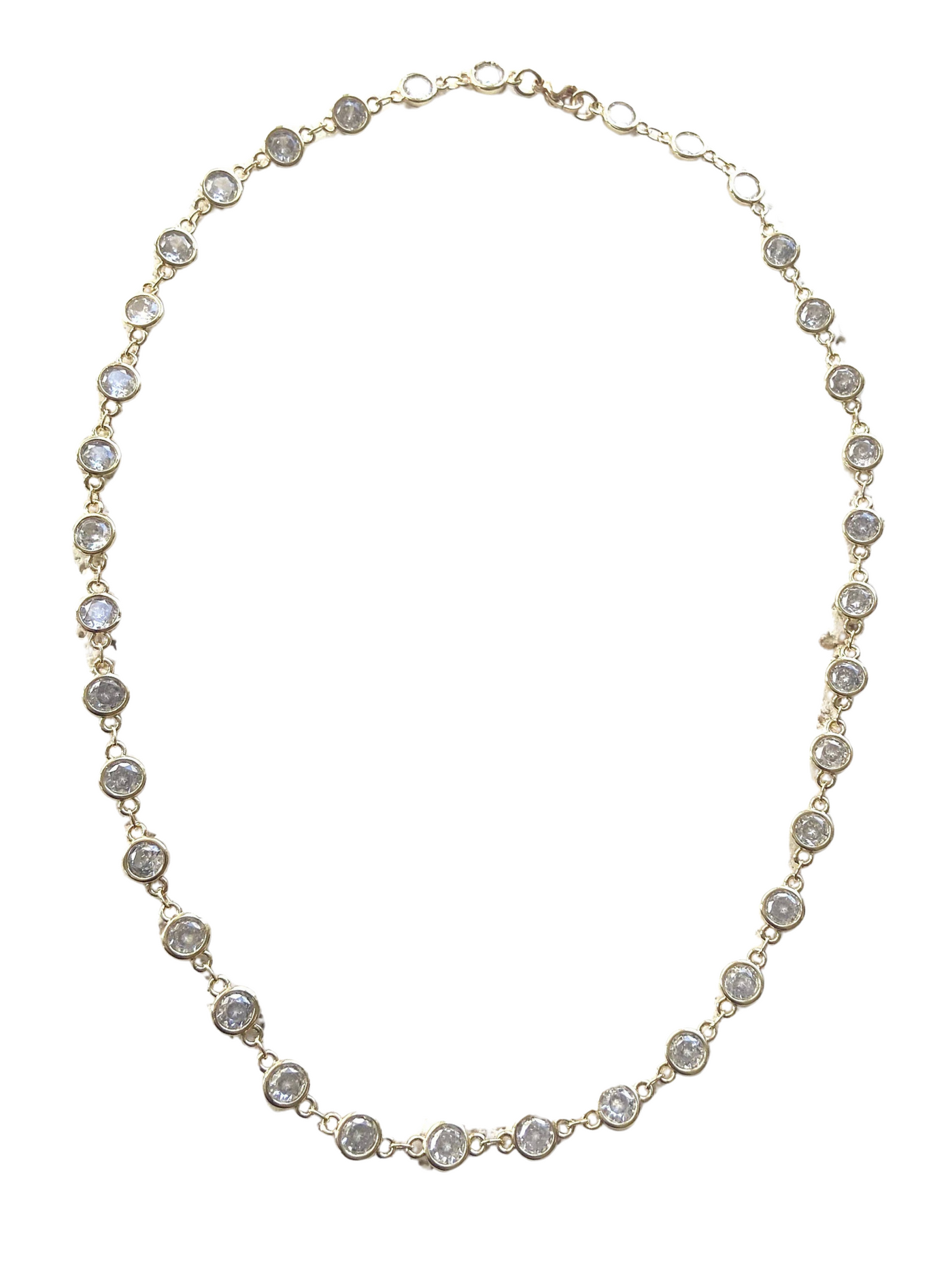 VB&CO Designs Handmade Jewelry Crystal Layering Necklace - Gold
