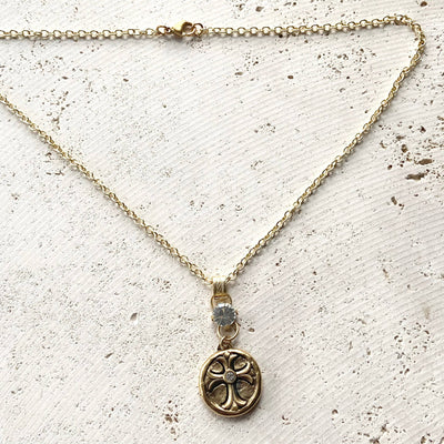 VB&CO Designs Handmade Jewelry Vintage Prayer Necklace