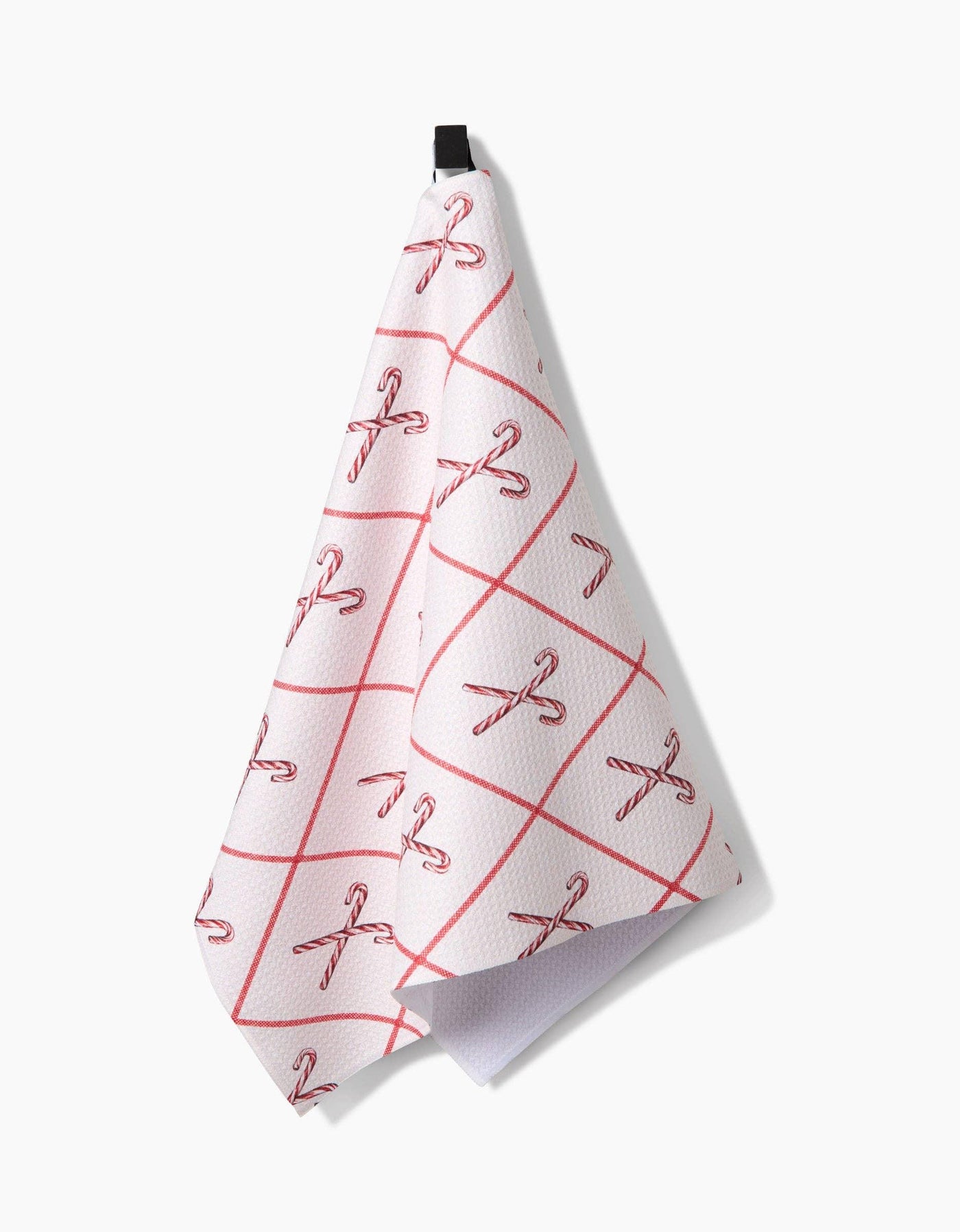 Geometry Tea Towel - Festive Candy Canes