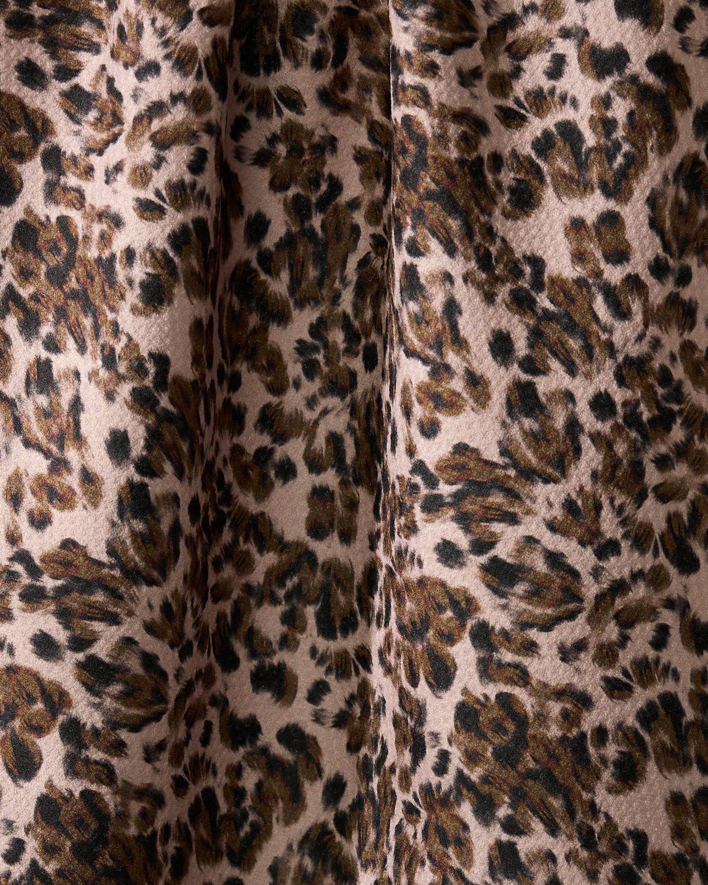 Close-up of leopard print tea towel