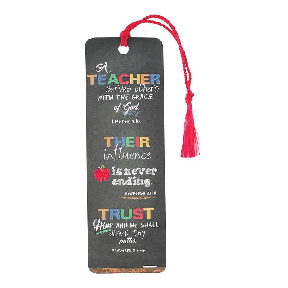Teacher Serves Bookmark Tassel | Fruit of the Vine Boutique 