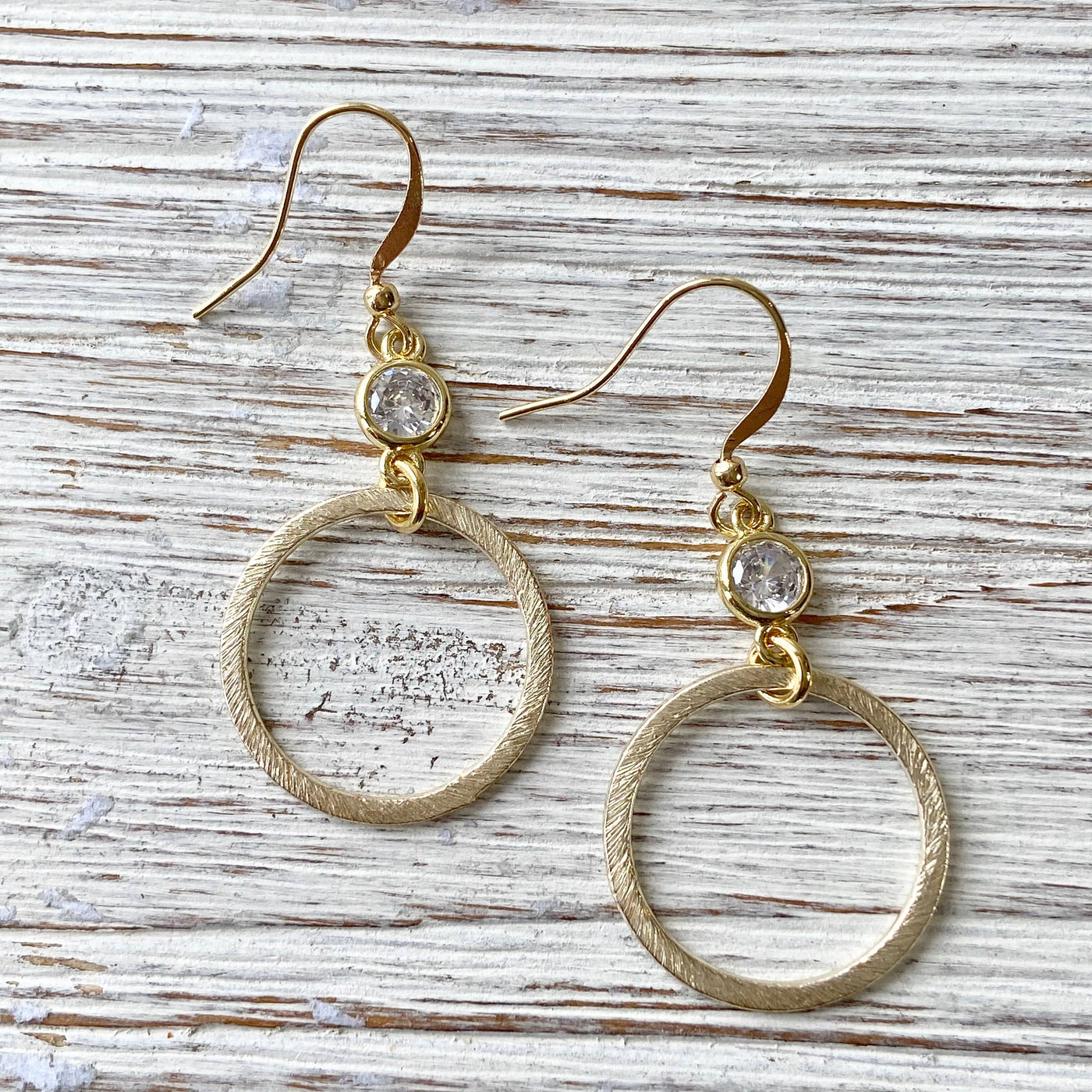 VB&CO Designs Handmade Jewelry Hoop Earrings - Gold