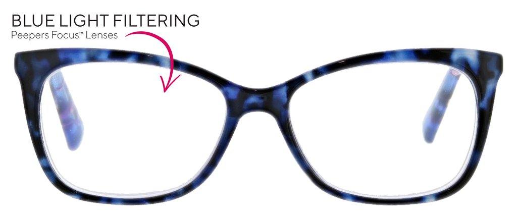 See the Beauty Blue Light Readers | Peepers | Fruit of the Vine Boutique 