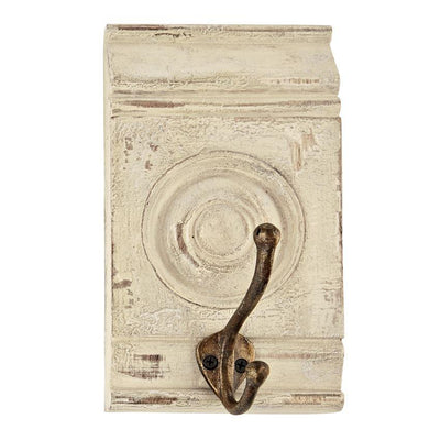 White Distressed Molding Hook - Fruit of the Vine