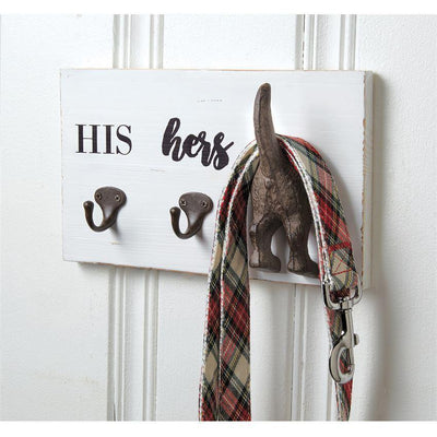 His, Hers & Pup Wall Plaque | Fruit of the Vine Boutique 