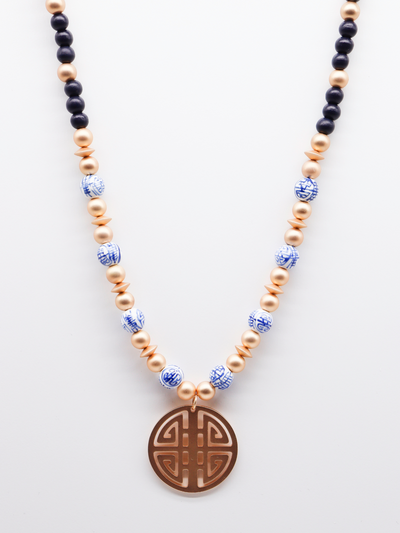 Michelle McDowell Ronan Navy Necklace.