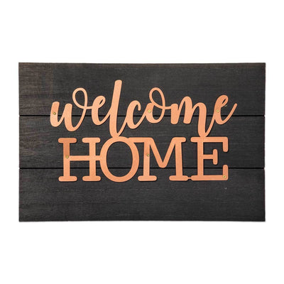 Welcome Home Copper Pallet Sign - Fruit of the Vine