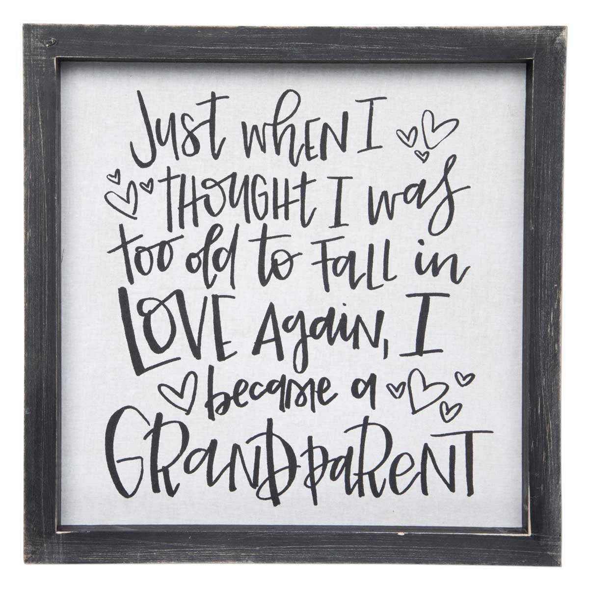 Became a Grandparent Wall Sign | Fruit of the Vine Boutique 