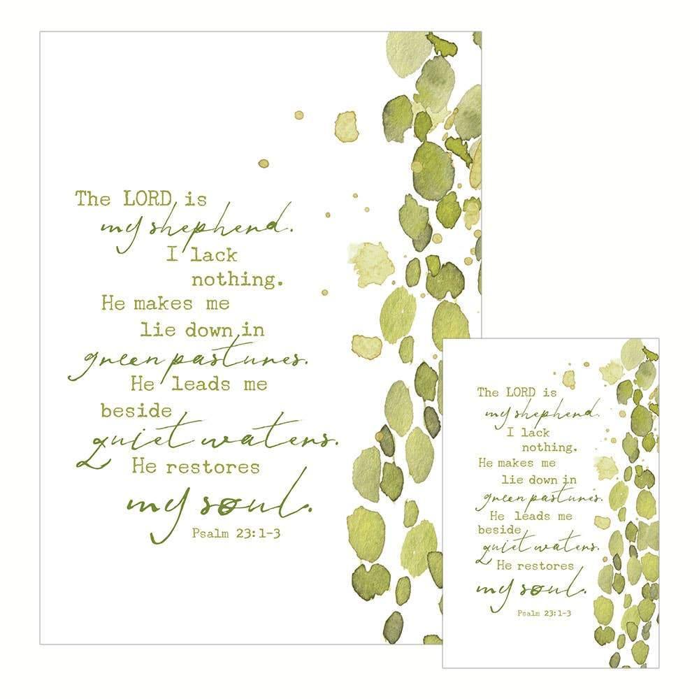 Lord is My Shepherd Sympathy Card | Fruit of the Vine Boutique 