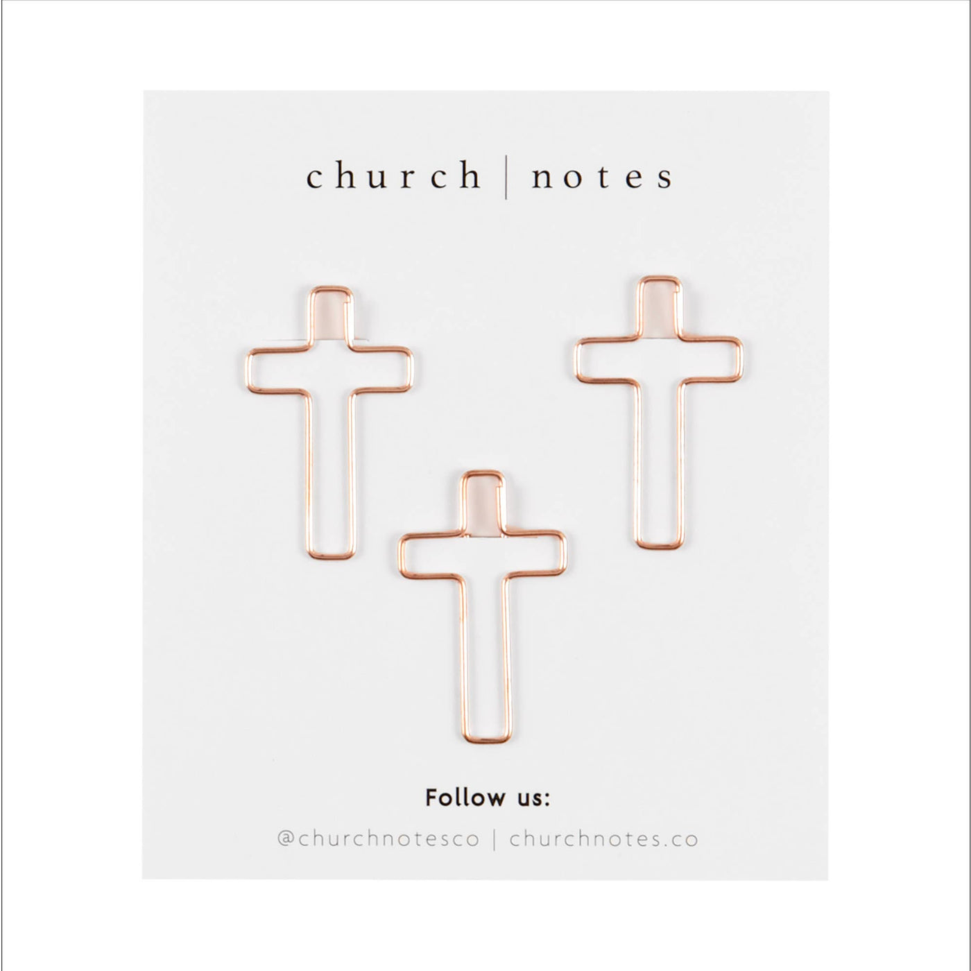 Church Notes Co. - Cross Clips